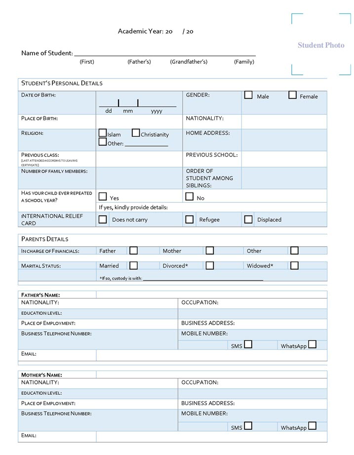 Application Form